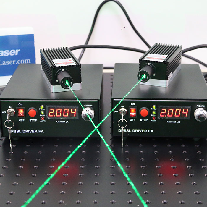 High power 520nm 2800mW Semiconductor laser TTL green laser